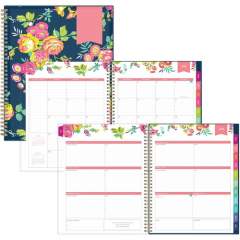 Blue Sky Day Designer Navy Floral Academic Year Weekly/Monthly Planner (107924)