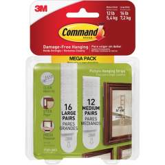 3M Command Picture Hanging Strips Mega Pack (1720928ES)