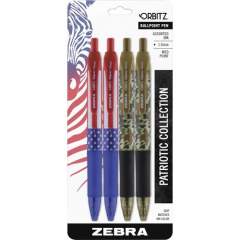 Zebra Pen Orbitz Patriotic Collection Ballpoint Pens (21704)