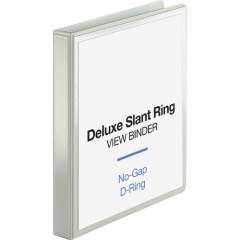 Business Source Deluxe Slant Ring View Binder (62463)
