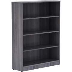 Lorell Weathered Charcoal Laminate Bookcase (69566)