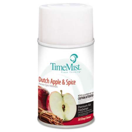TimeMist Premium Metered Air Freshener Refill, Dutch Apple and Spice, 6.6 oz Aerosol Spray (1042818EA)