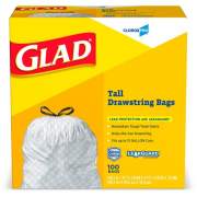Glad ForceFlex Tall Kitchen Drawstring Trash Bags (78526PL)