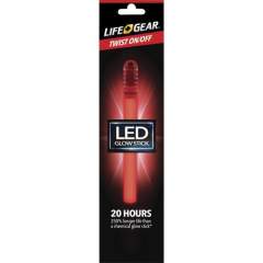 Life+Gear LED Reusable Glow Stick (LG1160093RED)