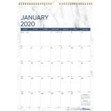 Blueline Marble Wall Calendar (C173120)