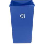 Rubbermaid Commercial 50-Gallon Square Recycling Container (395973BE)