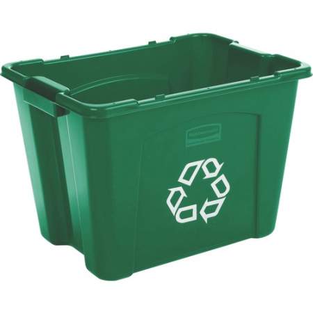 Rubbermaid Commercial 14-Gallon Recycling Box (571473GRE)