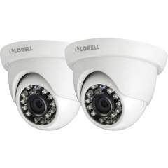 Lorell 5 Megapixel HD Surveillance Camera - 2 Pack - Dome (00223)