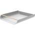 U Brands Metal Letter Tray, Desktop Accessory, Arc Collection, Grey (3548A02-06)