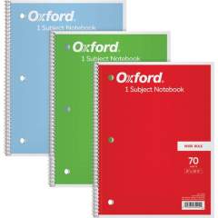 Oxford Wide Rule 1-Subject Spiral Notebook (65029)