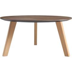 Lorell Relevance Walnut Round Coffee Table (16247)
