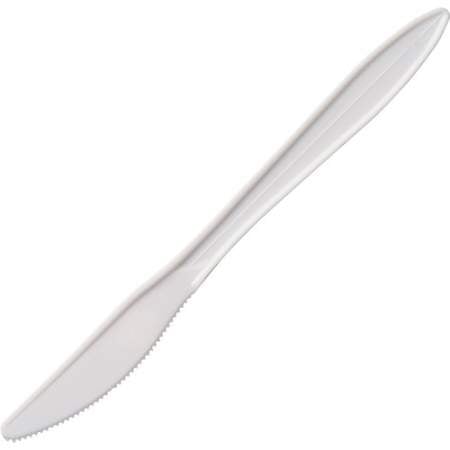 Solo Cutlery, Knife, 1/2"Wx6-1/2"Lx1/4"H, 1000/CT, White (K6SW)
