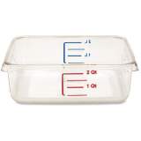 Rubbermaid Space-saving Square Container (630200CLRCT)