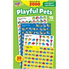 TREND superSpots superShapes Playful Pets Stickers (46929)
