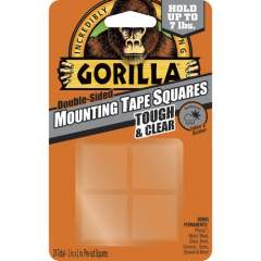Gorilla Glue Glue Glue Gorilla Glue Glue Tough & Clear Mounting Squares (6067202)