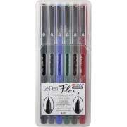 Marvy LePen Flex Brush Tip Pen Set (48006A)