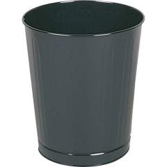 Rubbermaid Commercial Open Top Round Steel Wastebasket (WB26BKCT)