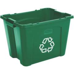 Rubbermaid Commercial 14-gallon Recycling Box (571473GRECT)