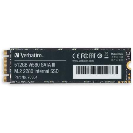 Verbatim Vi560 512 GB Solid State Drive - M.2 2280 Internal - SATA (SATA/600) (70384)