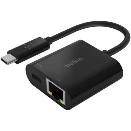 Belkin USB-C to Ethernet + Charge Adapter (INC001BKBL)