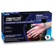 Protected Chef Disposable Powdered Vinyl Gloves (8960S)