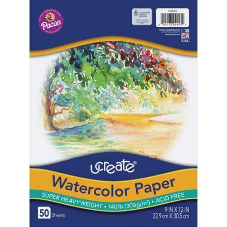 UCreate 140 lb. Watercolor Paper (P4943)