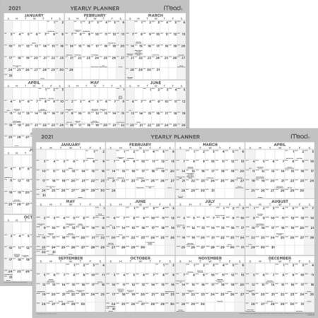 Mead Erasable Yearly Wall Calendar (CRY10928)