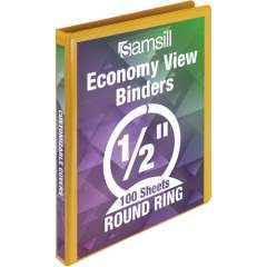 Samsill Economy 1/2" Round Ring View Binder (18515)