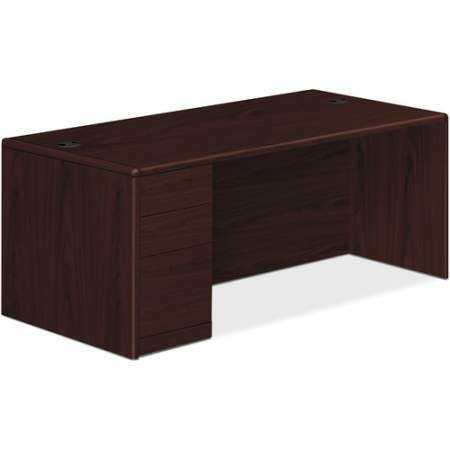 HON 10700 Series Single-Pedestal Desk (10702LNN)