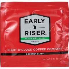 Eight O'Clock Early Riser Medium Roast Decaf Coffee Soft Pod (CCFEOC1D)