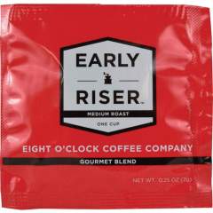Eight O'Clock Early Riser Medium Roast Regular Coffee Soft Pod Pod (CCFEOC1R)