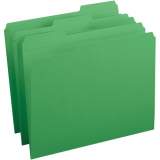 Business Source Reinforced Tab Colored File Folders (03174)