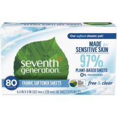 Seventh Generation Free & Clear Fabric Softener Sheets (22787)