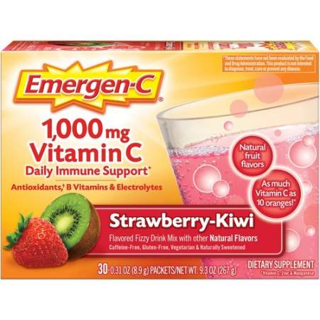 Emergen-C Strawberry-Kiwi Vitamin C Drink Mix (30319)