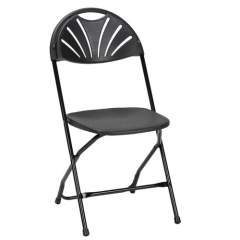 Dorel Zown Premium Fan Back Folding Chair (60542BLK8E)