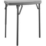 Dorel Zown Classic 24" Corner Blow Mold Fold Table (60523SGY2E)