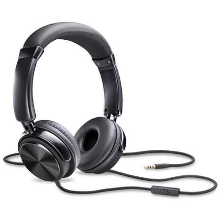 Compucessory Tangle-free Headset with Mic (15165)