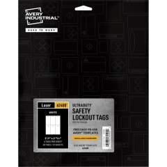 Avery UltraDuty Lock Out Tag Out Hang Tags (62400)