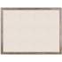 U Brands Linen Bulletin Board, 48" X 36" , Rustic MDF Frame (4894U0001)