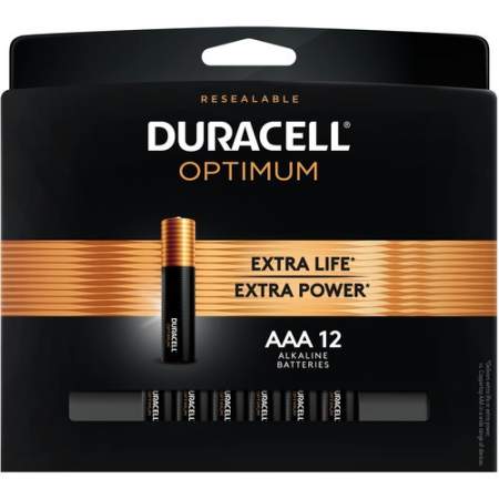 Duracell Optimum AAA Alkaline Batteries (OPT2400B12)