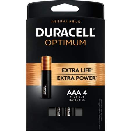 Duracell Optimum AAA Alkaline Batteries (OPT2400B4)