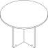 Lorell Prominence Round Laminate Conference Table (PT42RGE)