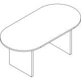 Lorell Prominence Racetrack Conference Table (PT7236GE)