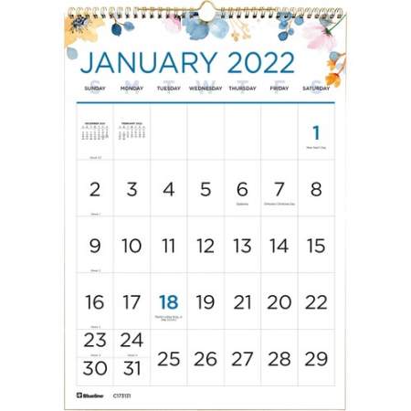 Rediform Spring Design Monthly Wall Calendar (C173131)