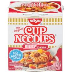 NISSIN FOODS Top Ramen Beef Flavor Cup Noodles (23001)