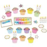 Ashley Birthday Cupcake Bulletin Board Set (96003)