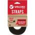 VELCRO Strap,Adjustable,Reusable,Recycled,1"x10',Black (30188)