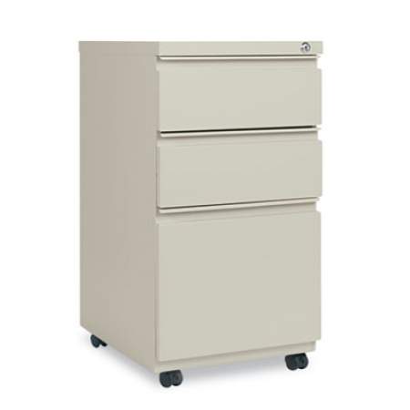 Alera File Pedestal with Full-Length Pull, Left or Right, 3-Drawers: Box/Box/File, Legal/Letter, Putty, 14.96" x 19.29" x 27.75" (PBBBFPY)