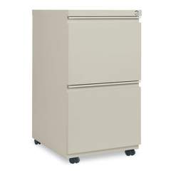 Alera File Pedestal with Full-Length Pull, Left or Right, 2 Legal/Letter-Size File Drawers, Putty, 14.96" x 19.29" x 27.75" (PBFFPY)
