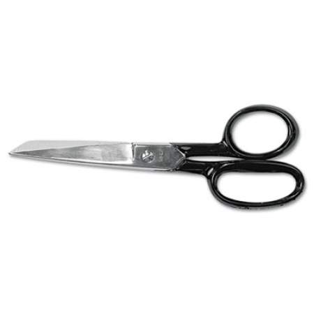 Clauss Hot Forged Carbon Steel Shears, 7" Long, 3.13" Cut Length, Black Straight Handle (10259)